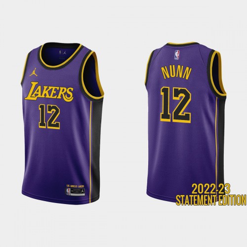 Nike Lakers Purple Angeles Lakers #12 Jersey - Cost-Effective