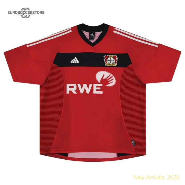 2002-04 Leverkusen Bayer Home Top Football Jersey (Xl) (Franca #11)