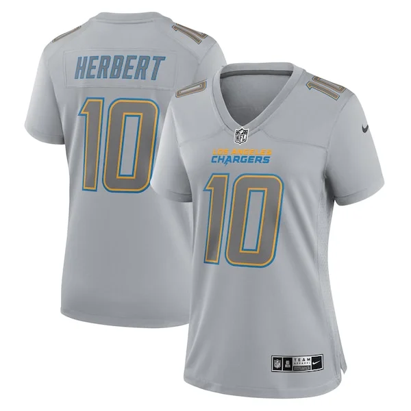 None Justin Herbert Game Jersey - Gray | NFL Player Jersey | NFL Footb