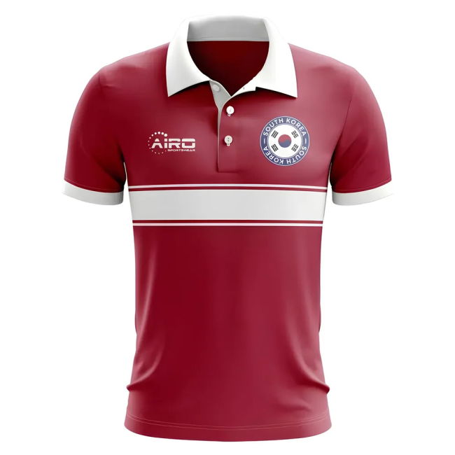 Elite South Korea Concept Stripe Polo Shirt (Red) World-Class