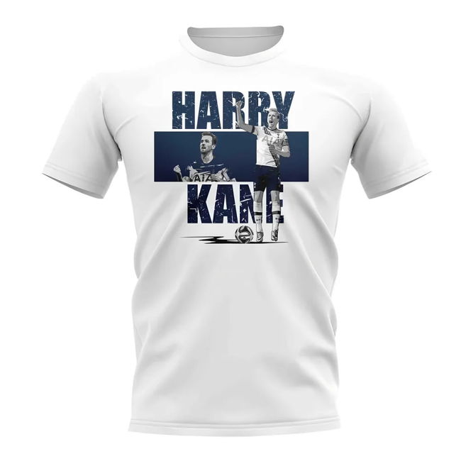 Harry Kane Player Collage T-Shirt (White)
