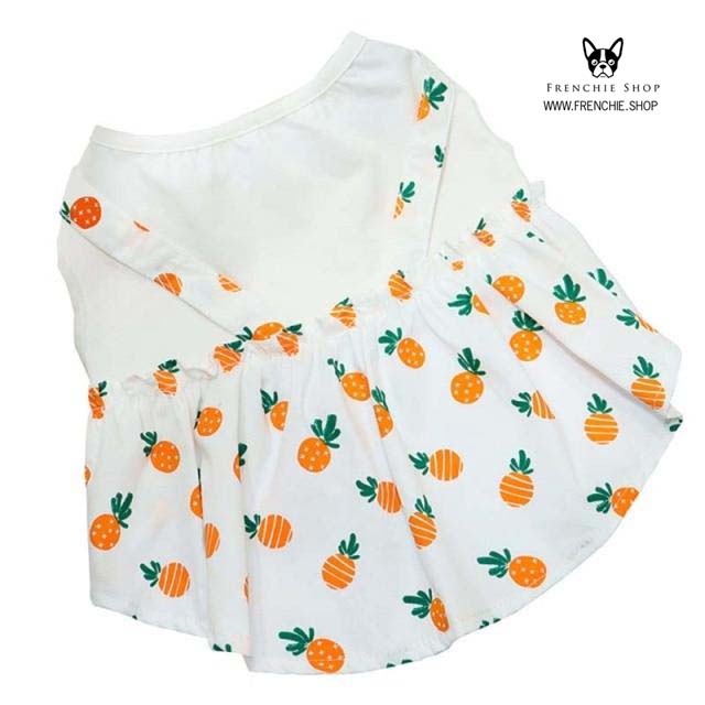 Frenchie Summer Dress Floral Cotton (W305)