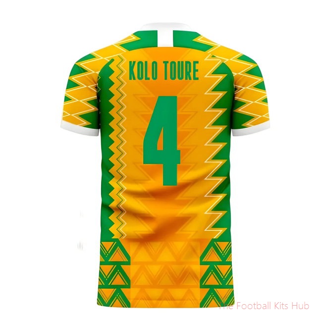 Ivory Coast 2025-2026 Home Concept Football Kit (Libero) (KOLO TOURE 4)