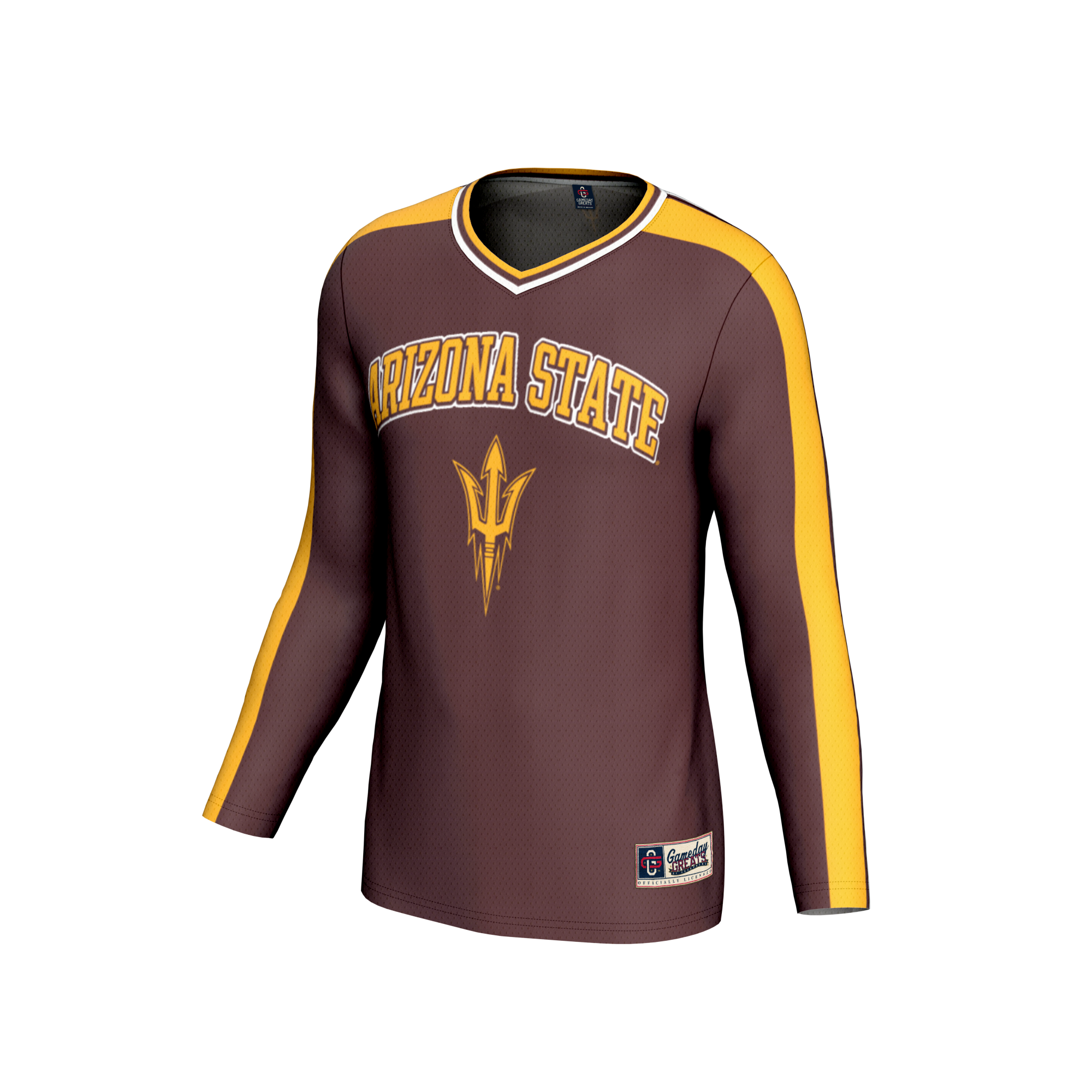 [DDG] Arizona State Sun Devils GameDay Greats Unisex Lightweight Collegiate Volleyball Fashion Jersey - Maroon