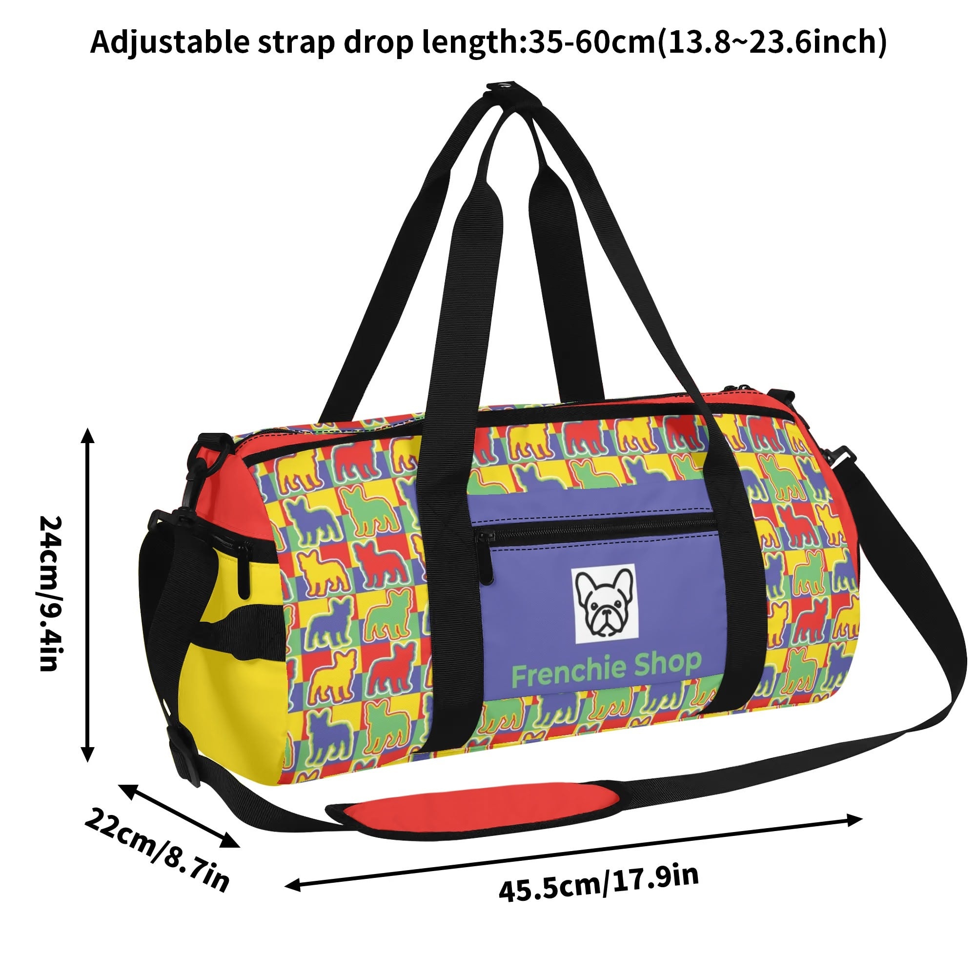 Louie - French Bulldog Gym Bag For Frenchie Lovers Winter Wear