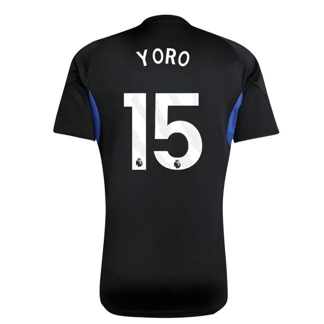 Football Man Utd Eu Training Jersey Black Kids Yoro #15 Ultra Comf...