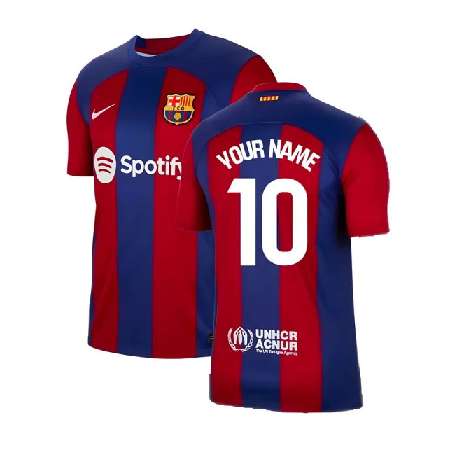 2023-2024 Barcelona Home Shirt (Your Name) - Supporter Essential - ...