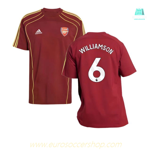 2025-2026 Arsenal UBP Tee (Noble Maroon) (Williamson 6)