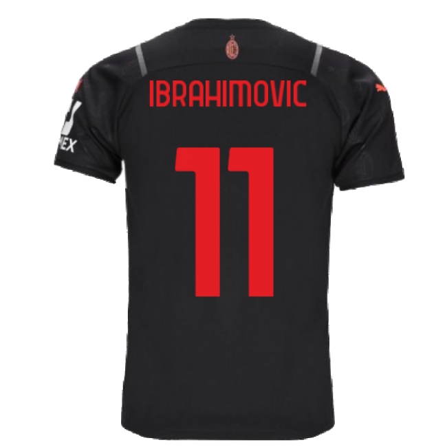 Acm Ac Milan Third Shirt Ibrahimovic #11 High Performance Avid Lat...