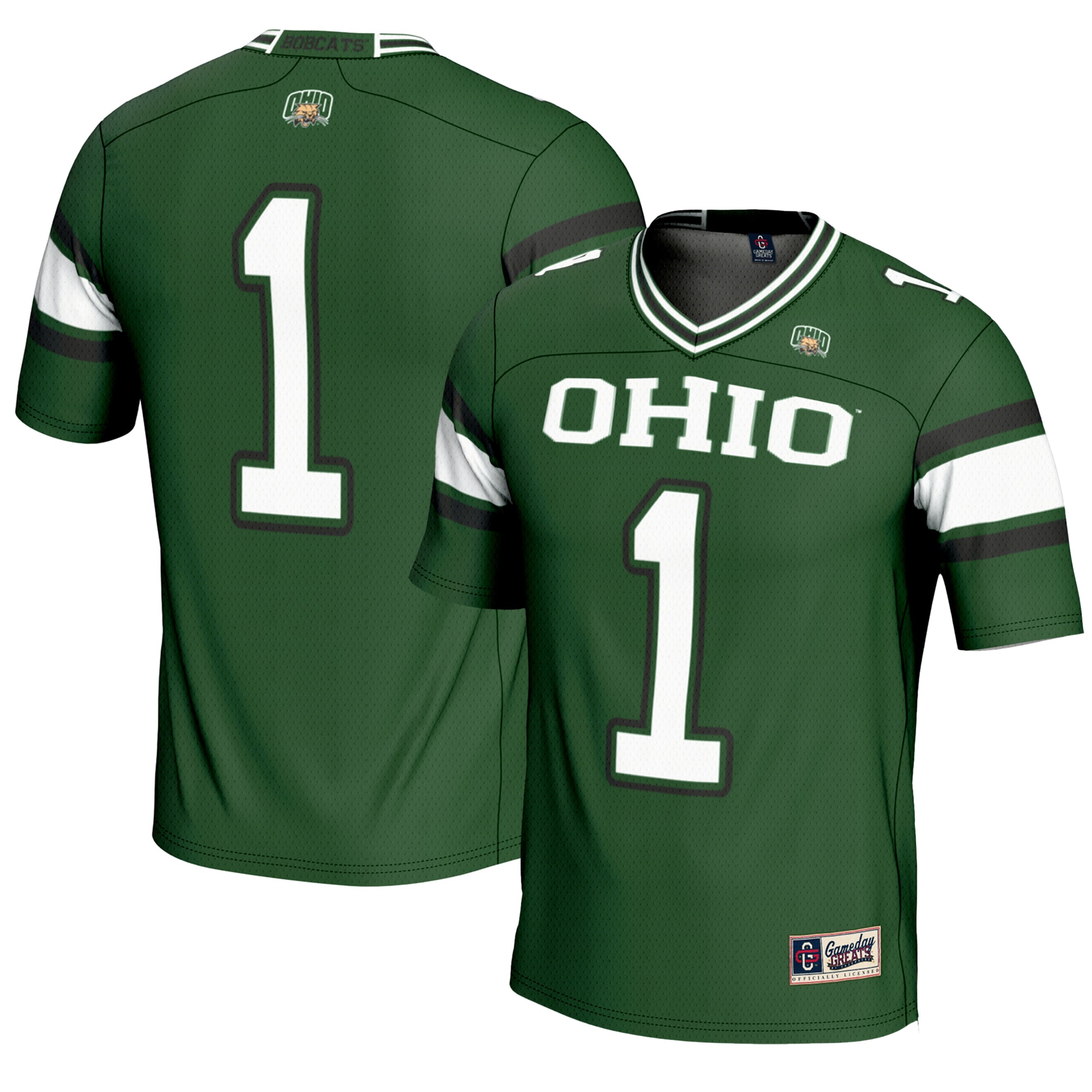 #1 Ohio Bobcats GameDay Greats Endzone 26/27 Football Jersey - Green