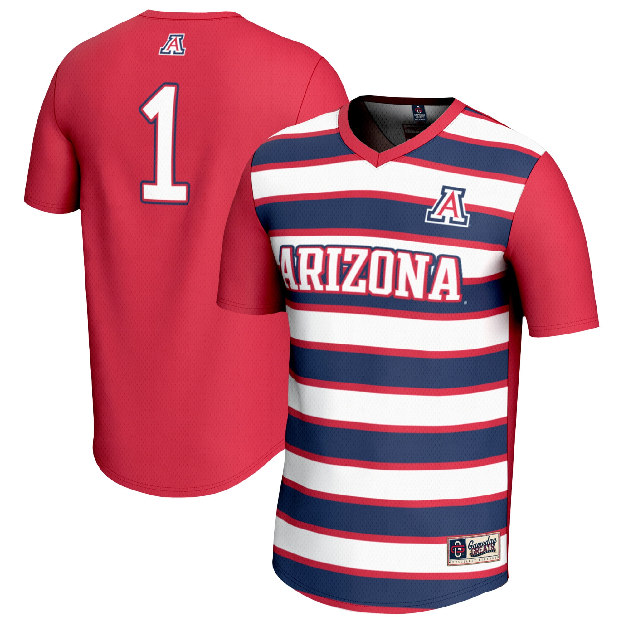 [LK] Arizona Wildcats GameDay Greats Youth Lightweight Soccer Fashion Jersey - Red