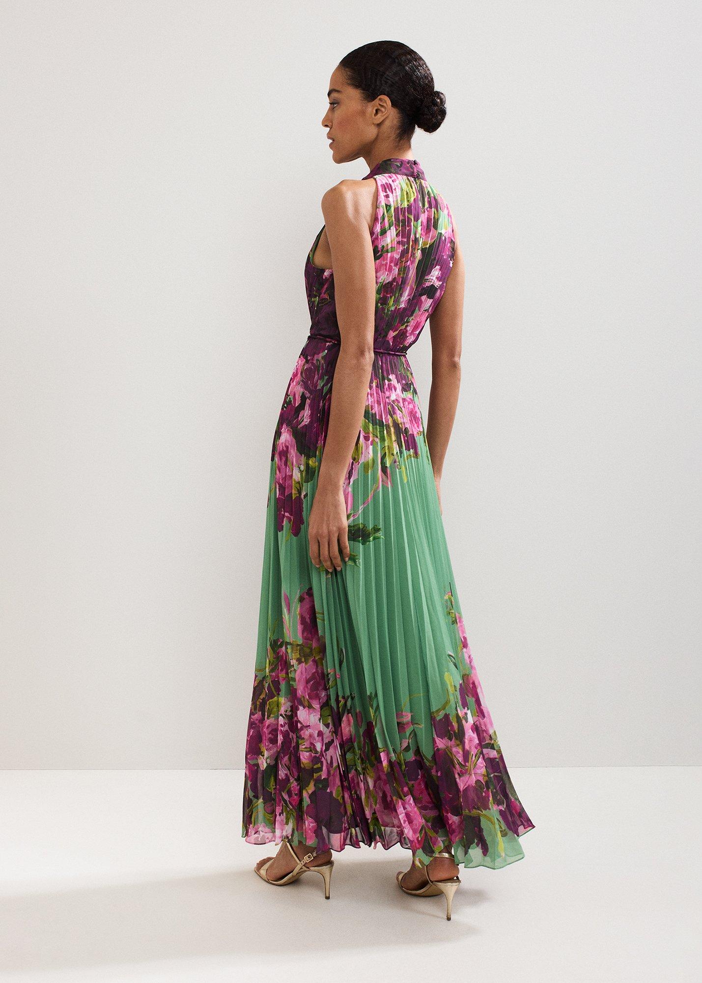 Petite Dahlia Printed Maxi Dress
