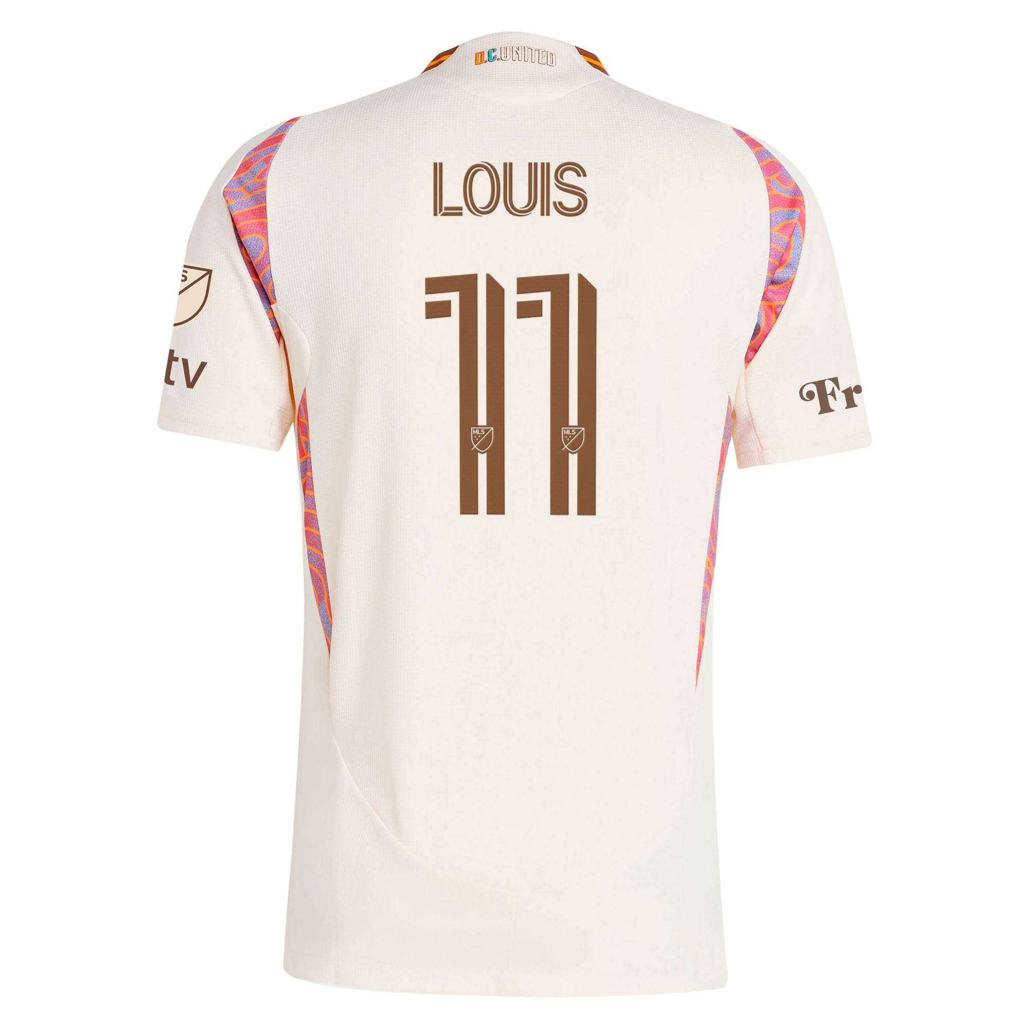 [SJH] Louis Munteanu D.C. United 2025 The Soul Kit On-Field Authentic Jersey - Natural