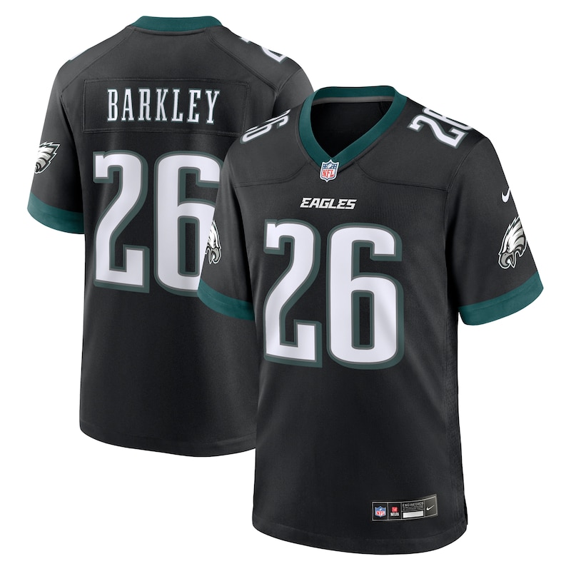 None Saquon Barkley PHI Eagles Sleek Premium Jersey for NFL Fans