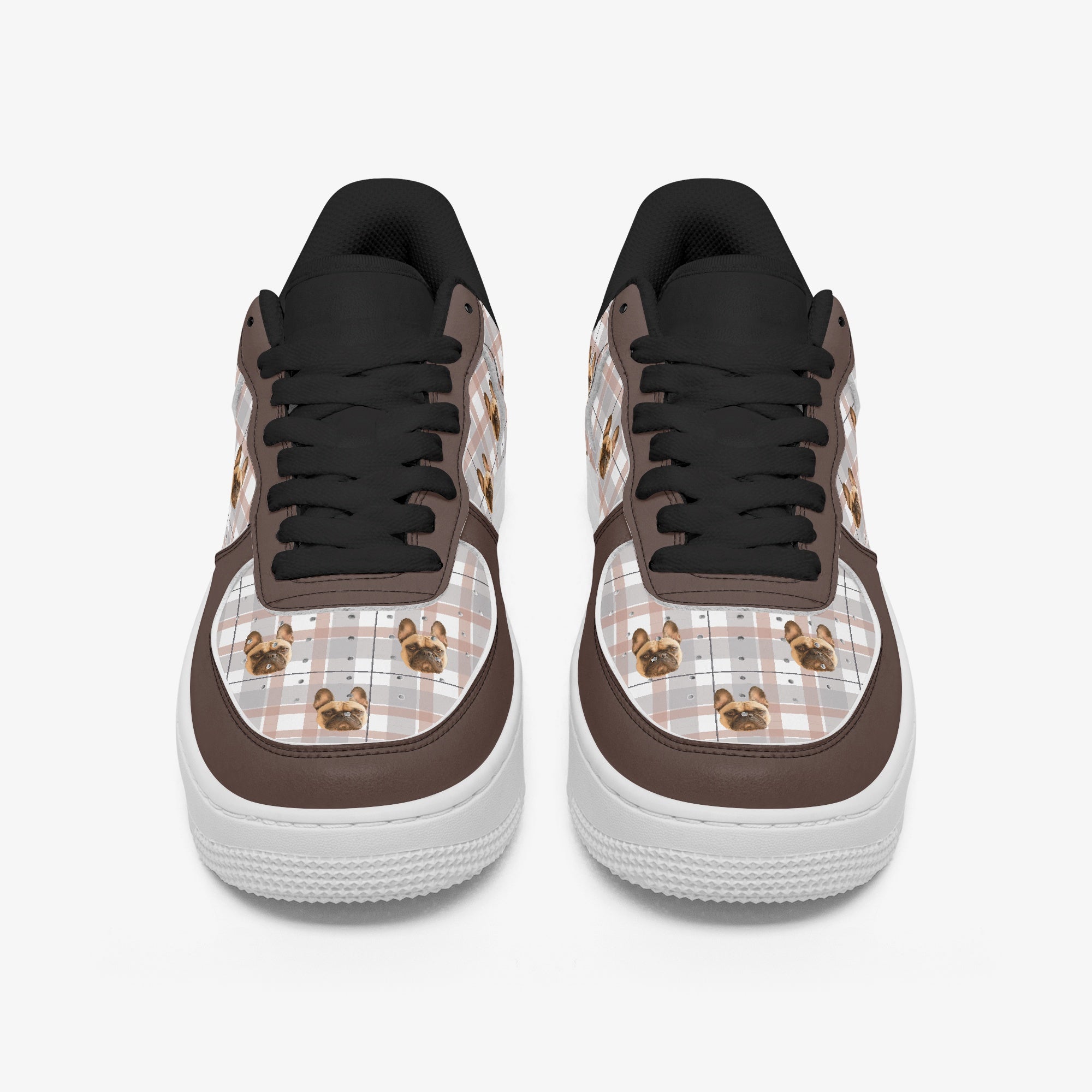 Personalized Low-top Leather Sneakers For Dog Lovers | Premium Quality