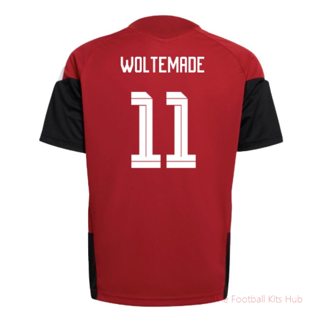 2026-2027 Germany Training Jersey (Red) - Kids (Woltemade 11)