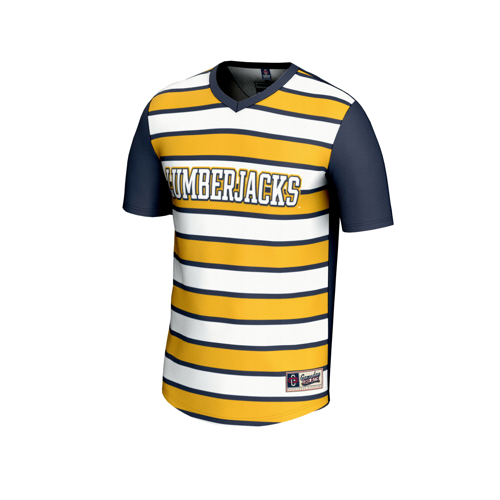 [LK] Northern Arizona Lumberjacks GameDay Greats Unisex Lightweight Soccer Fashion Jersey - Navy