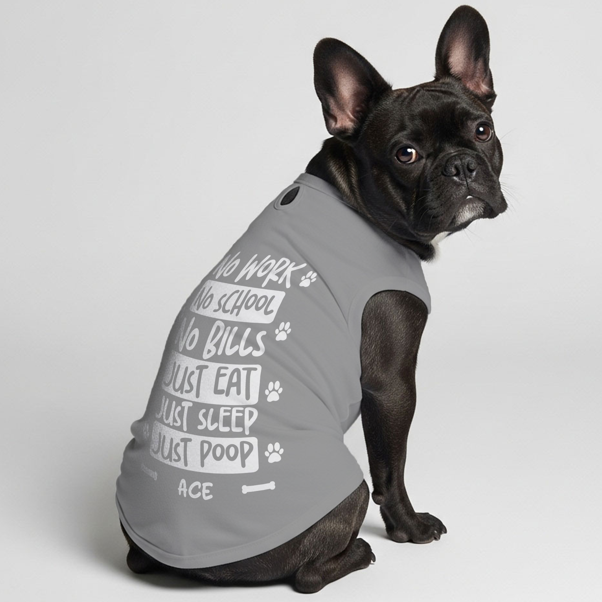 | Custom Dog T-shirt For French Bulldogs Everyday Use | Trendy Style