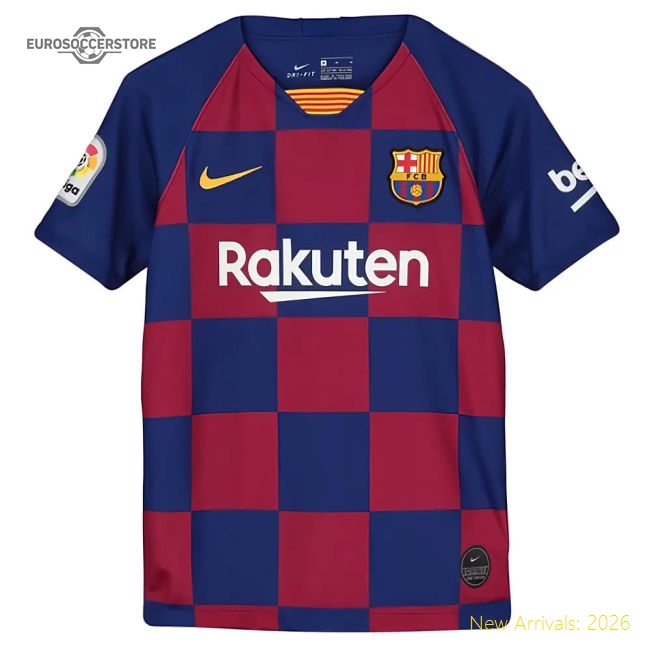 Trending 2019-2020 Barcelona Home Nike Shirt (Kids) (F.De Jong 21)
