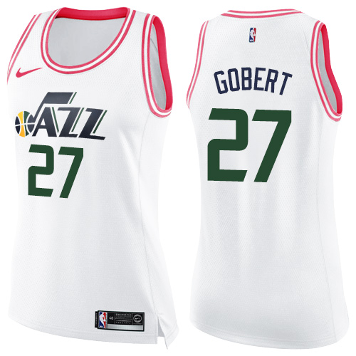 Jazz Rudy Gobert #27 High-Quality 2024 Icon NBA Swingman Jersey White