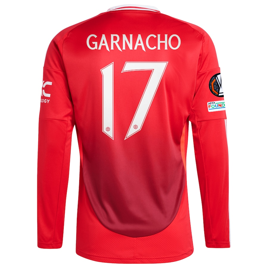 Manchester United Sleeve 2024-2025 UEL Home Jersey – Authentic Shirt