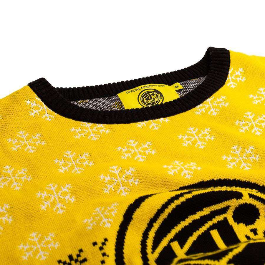 [EFKS] 2025 FK Bodø/Glimt Christmas Jumper Yellow Apparel