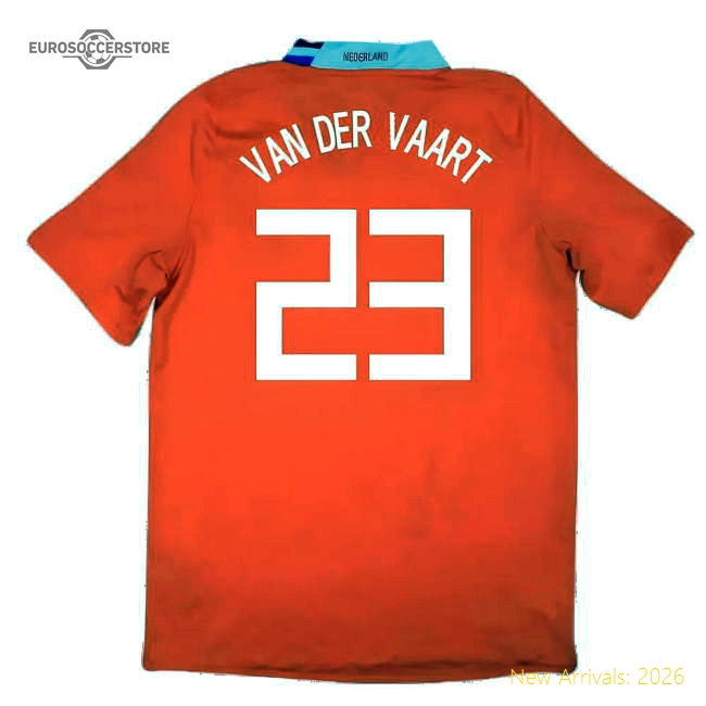 Holland 2008-10 Home Shirt ((Excellent) M) (Van Der Vaart 23)