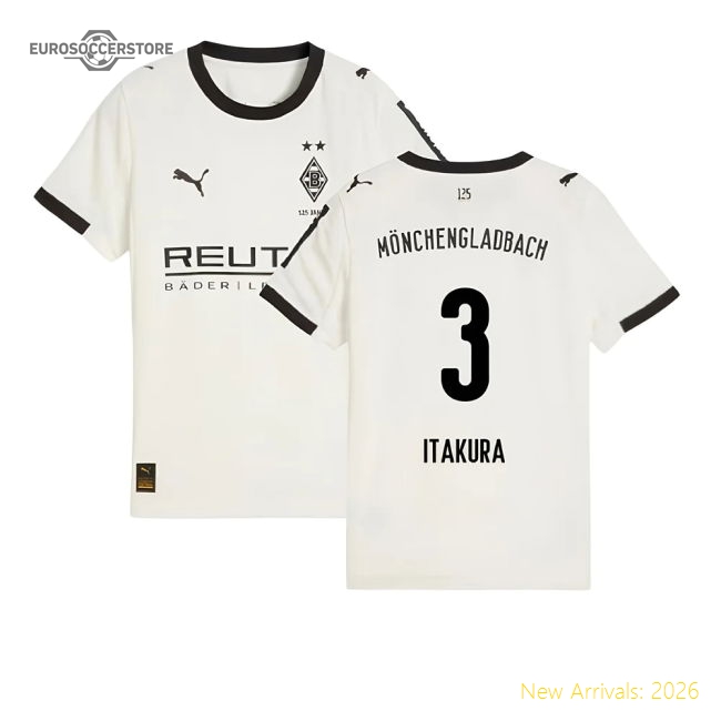 Borussia Dortmund Home Shirt (Itakura Mgb 2025-2026 3) Fan Edition Retro