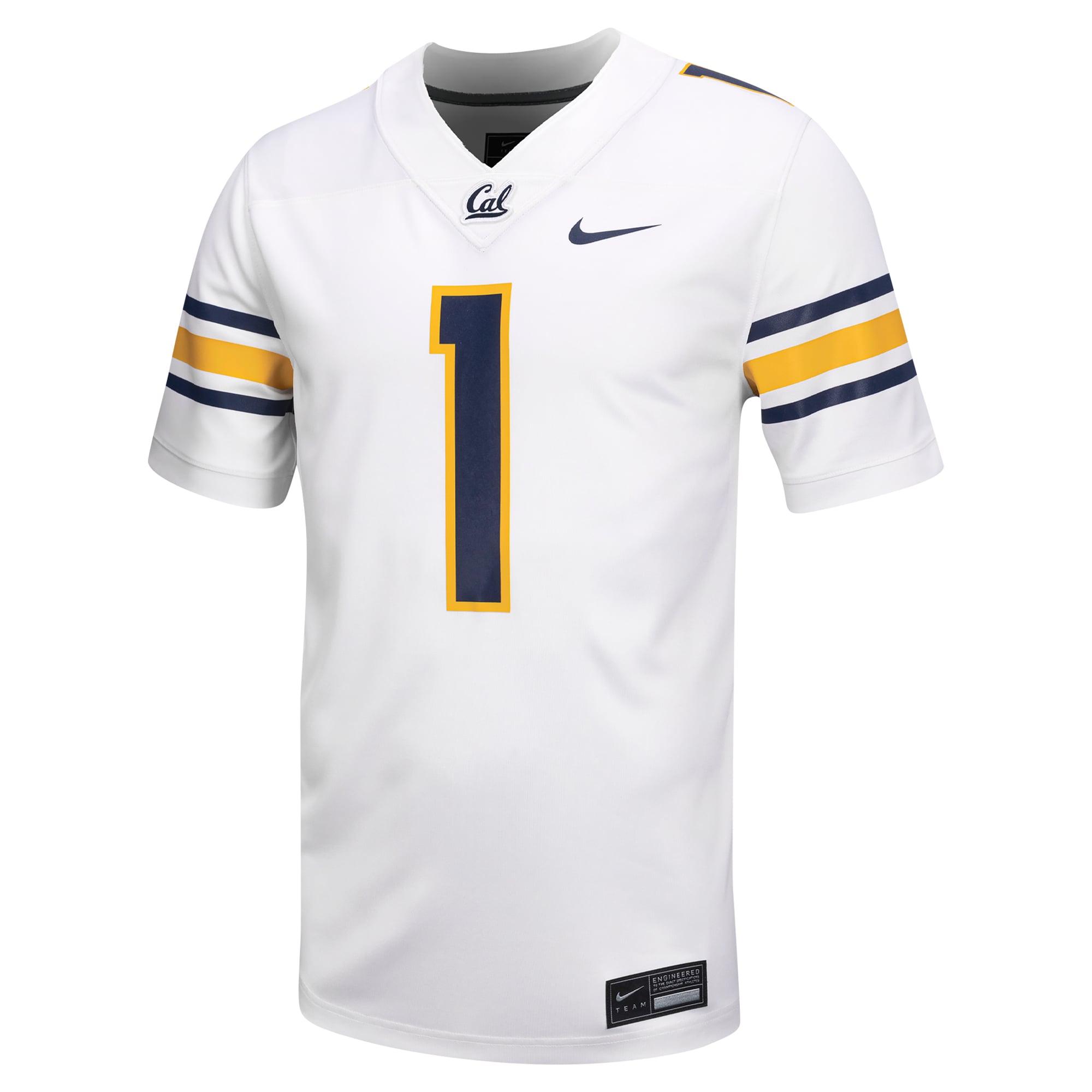 #1 Cal Bears Nike Untouchable Football Jersey - C White