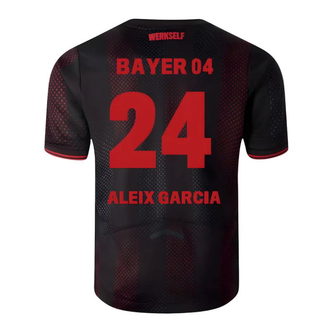 2025-2026 Bayer Leverkusen Home Shirt - Kids (Aleix Garcia 24)