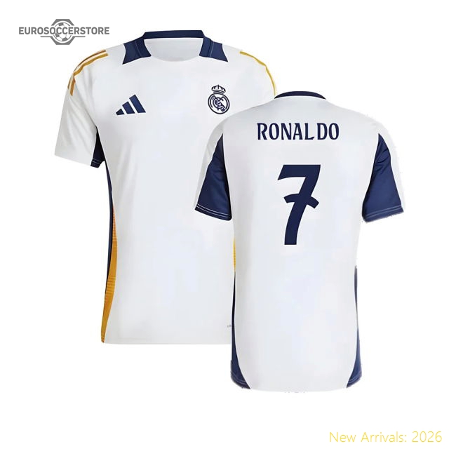 Real Madrid Training 2024-2025 Match Day Jersey Stadium Approved