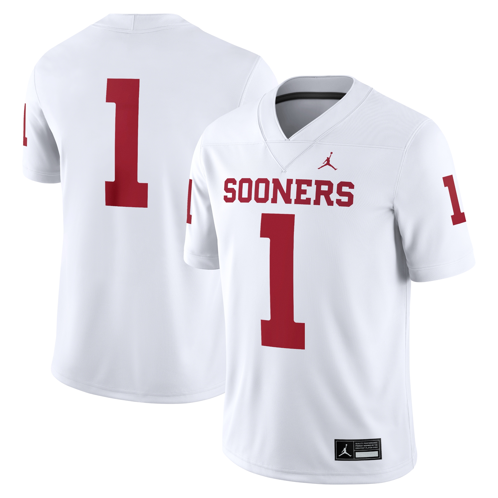 [NJP] Women's Oklahoma Sooners Game Jersey - White