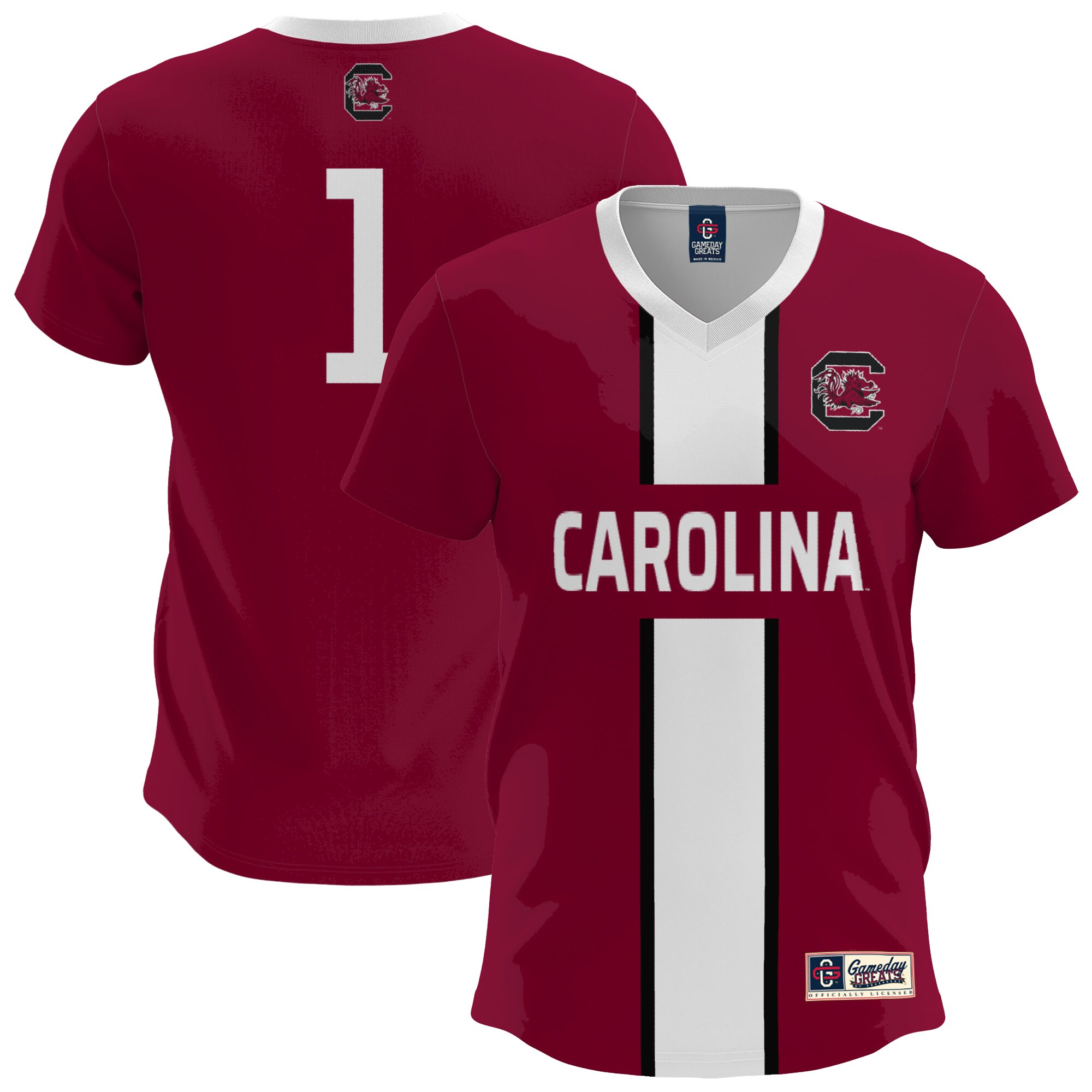 [LK] South Carolina Gamecocks GameDay Greats Youth Lightweight Soccer Fashion Jersey - Garnet