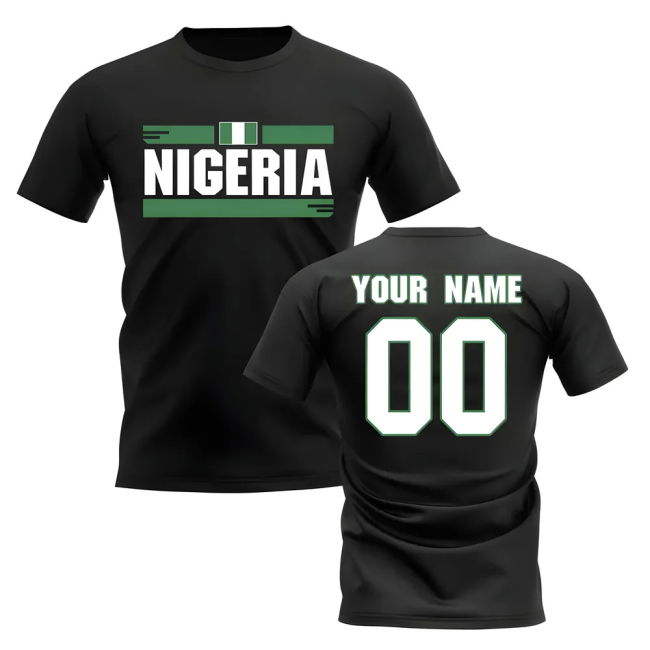 Match-Ready Climate-Control Personalised Nigeria Fan Football T-Shirt