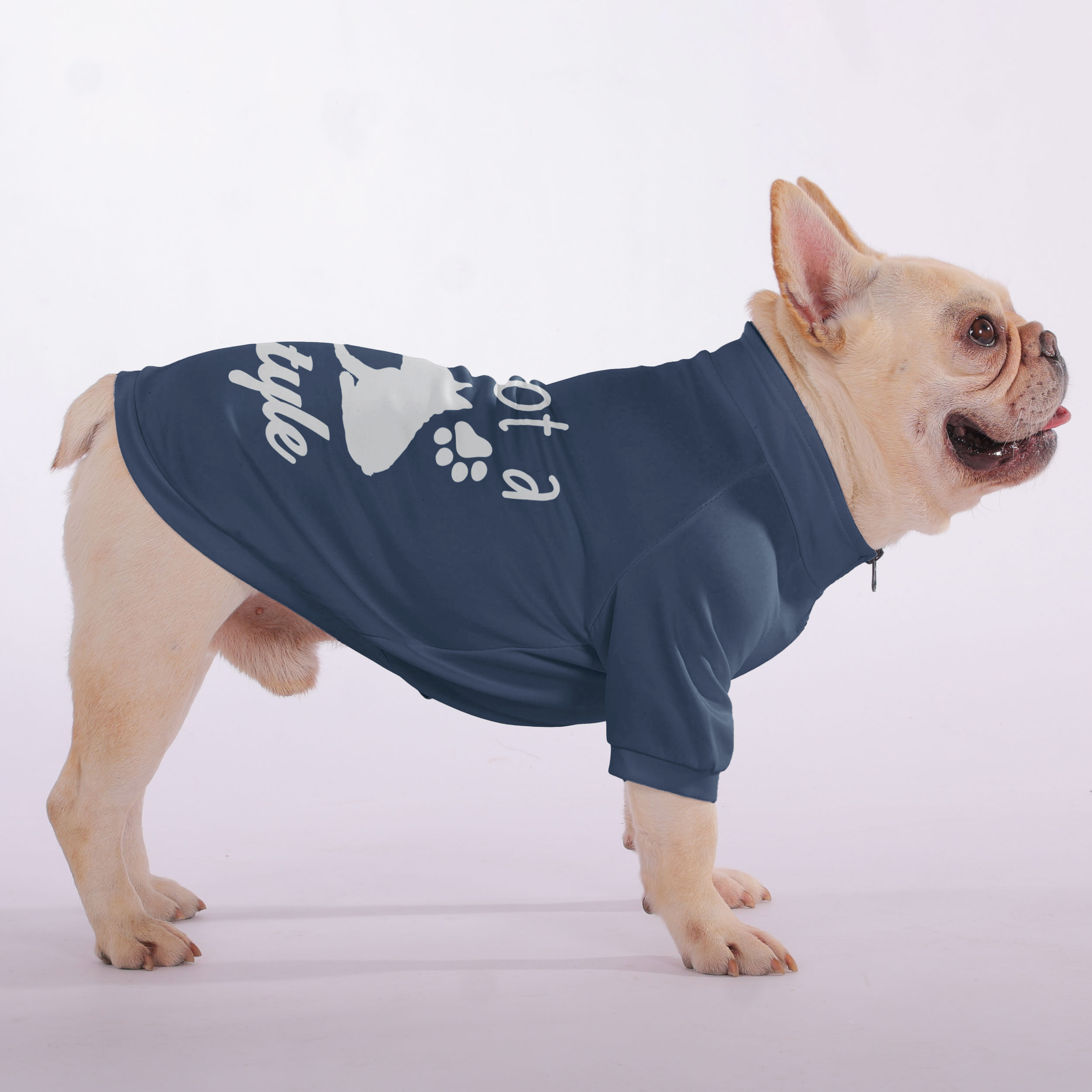 Zip-up Sweatshirt For French Bulldogs For Dog Lovers | Premium Quality