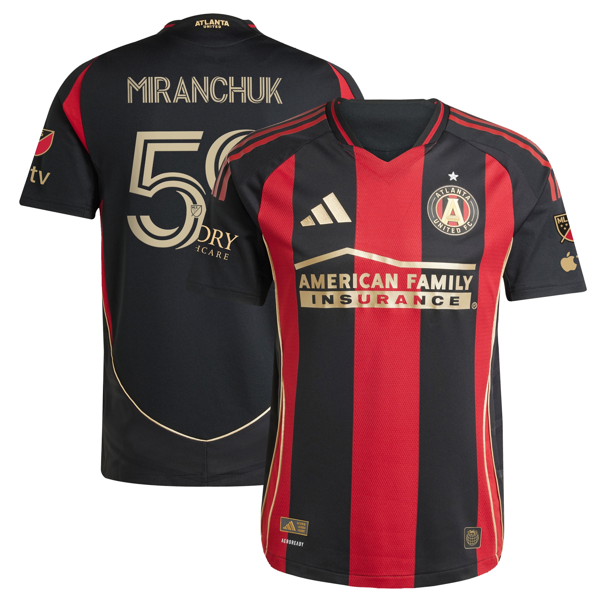 [SJH] Aleksei Miranchuk Atlanta United FC 2025 The Connector Authentic Player Jersey - Black