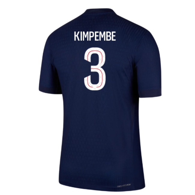Supporter 2025-2026 Psg Home Dri-Fit Adv Authentic Shirt (Kimpembe 3)