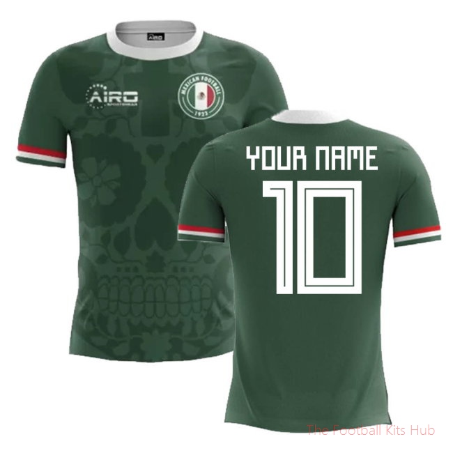 [LK] 2025/26 Mexico Home Football Shirt (Your Name) -Kids