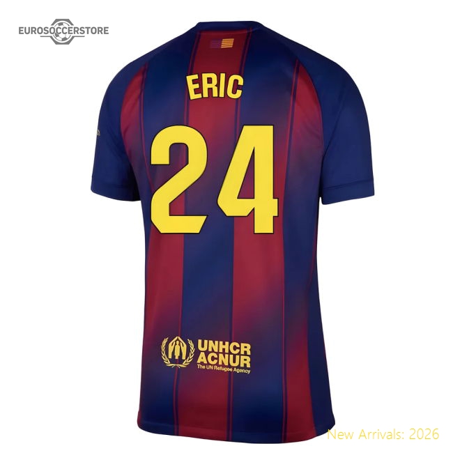 Professional-Grade 2025-2026 Barcelona Home Shirt (Eric 24)