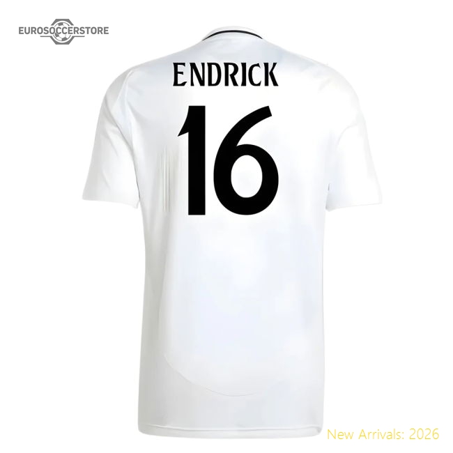 Real Madrid Spanish League Endrick Home Jersey Nike Dri-fit