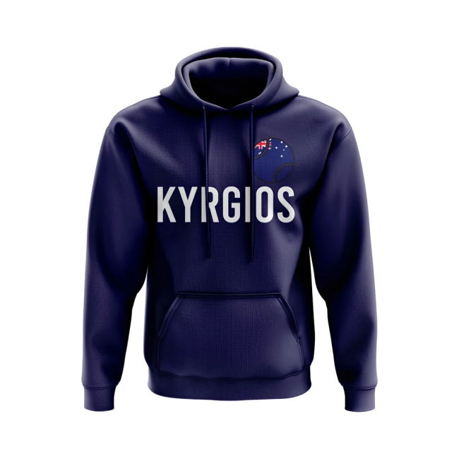 Replica Nick Kyrgios Australia Name Hoody (Navy) Performance