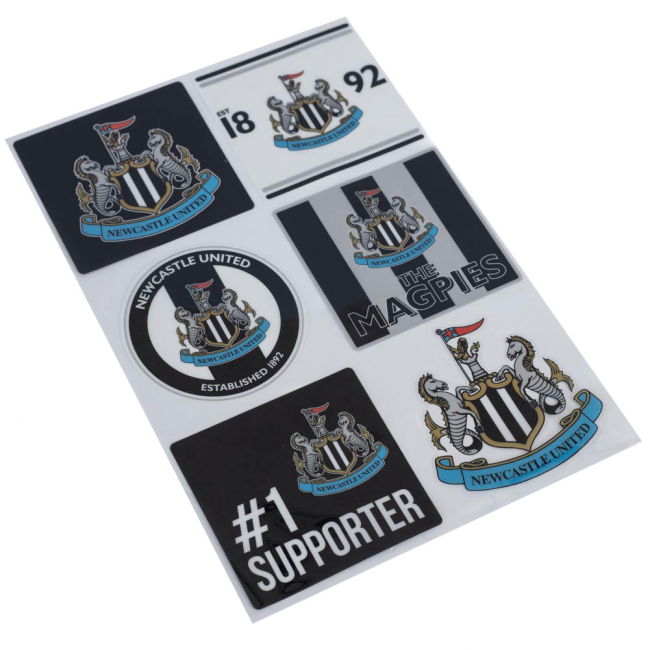 Men's Newcastle United FC Car Decal Set