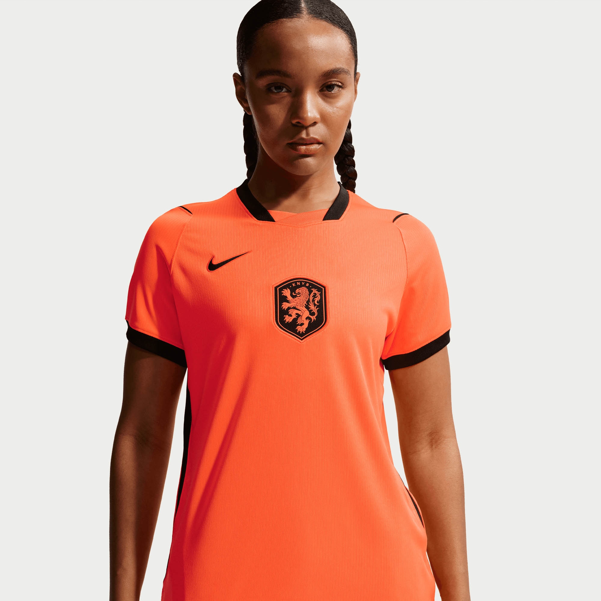 [SJH] Netherlands National Team Women's 2026 Home Stadium Replica Jersey - Orange