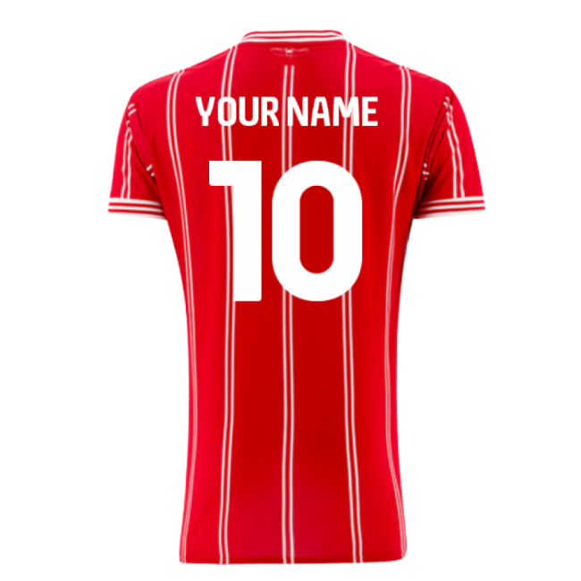 Authentic 2023-2024 Bristol City Home Jersey (your Name) - Premium