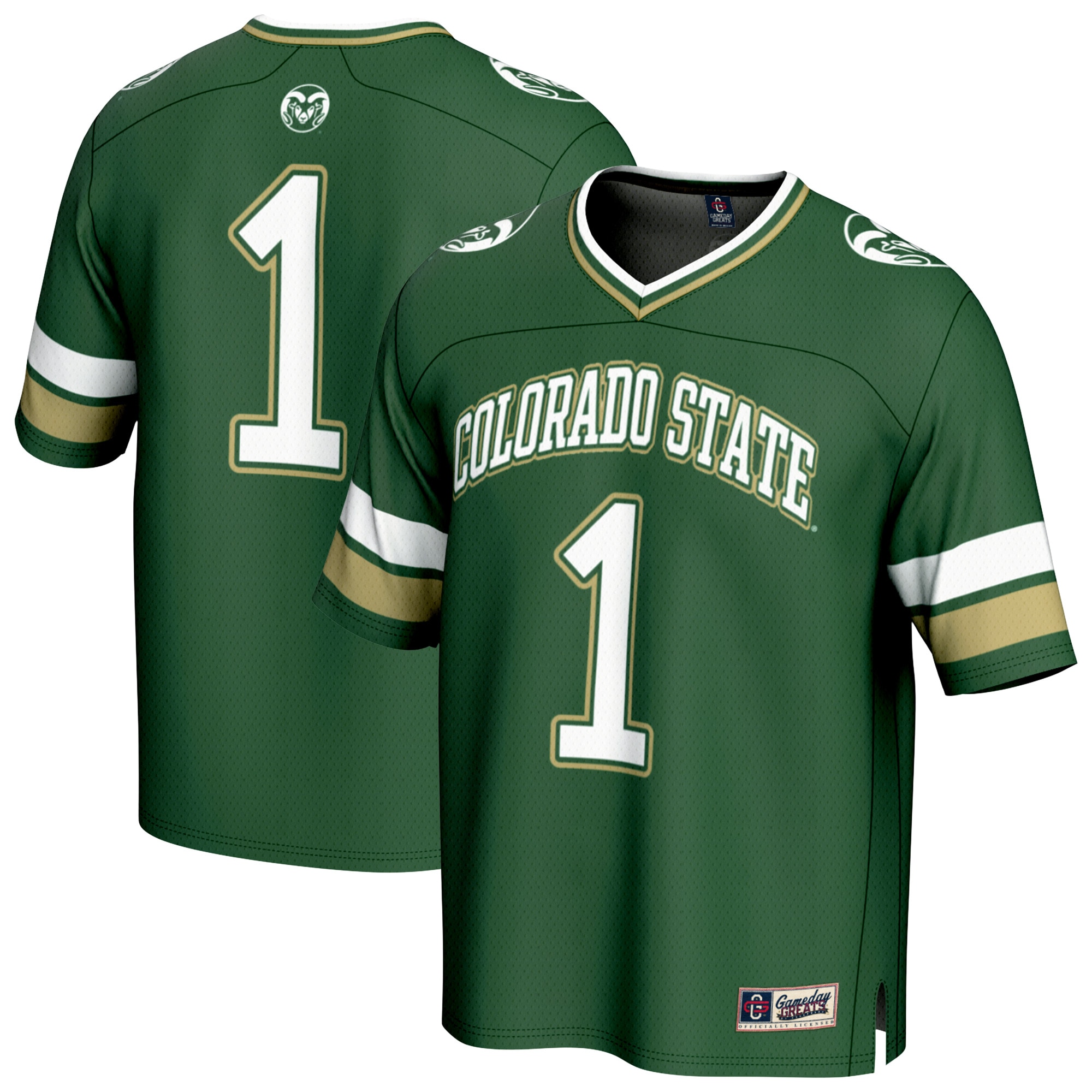 #1 Colorado State Rams GameDay Greats Unisex Collegiate Football Fashion 2026/2027 Football Jersey - Green