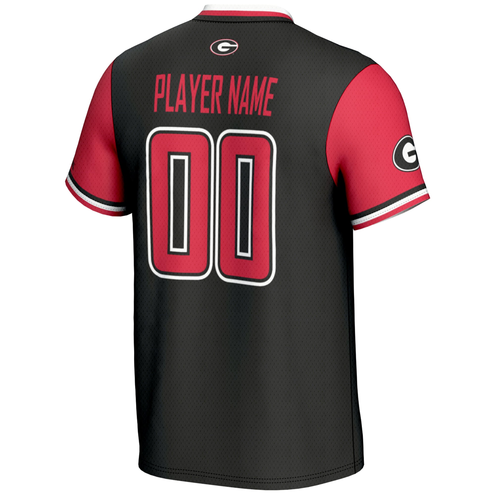 [NJP] Georgia Bulldogs GameDay Greats Unisex NIL Pick-A-Player Lightweight Softball Jersey - Black