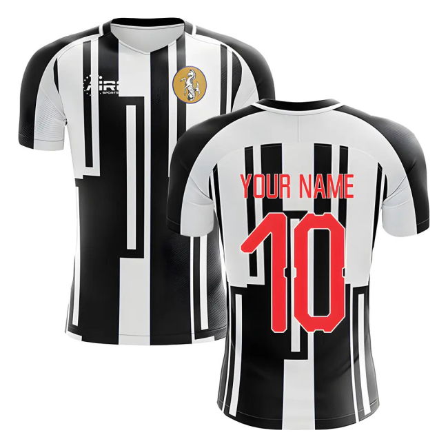 2025-2026 Newcastle Home Concept Football Kit (Your Name)
