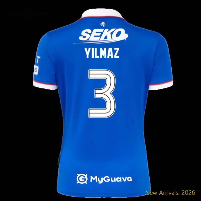 Chic Womens Football Team Yilmaz Jersey 2025-2026 Quick-dry