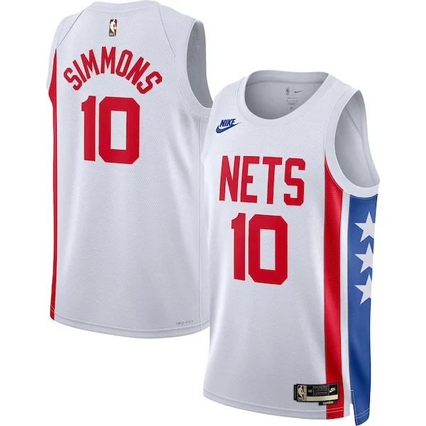 Ben Simmons BKN Swingman Jersey - genuine NBA - White basketball