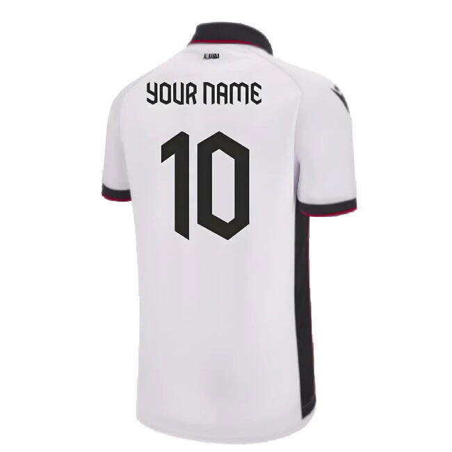 Cheap 2023-2024 Albania Away Authentic Shirt (Your Name) Gorgeous